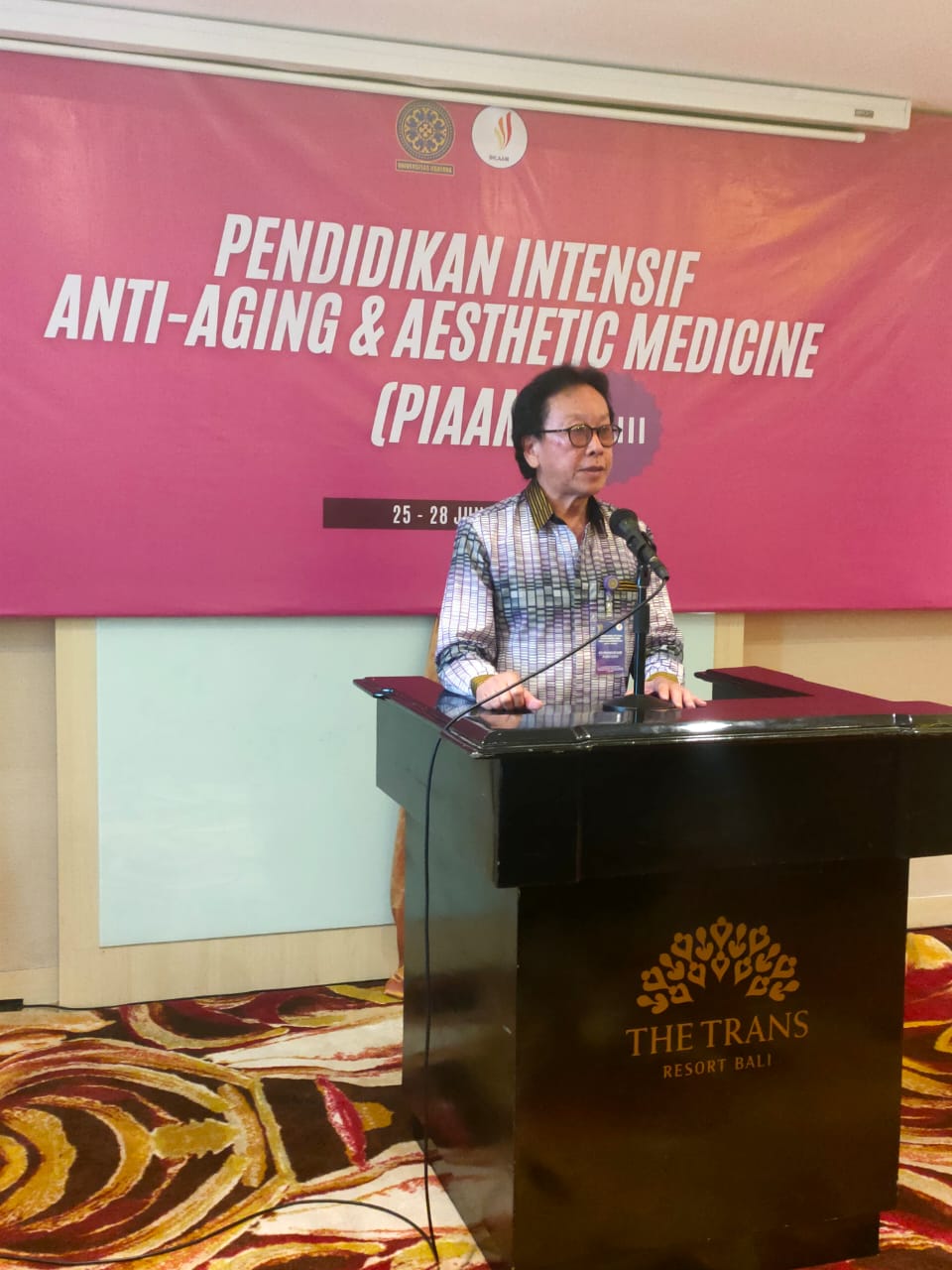 PIAAM XXIII Hadir Kembali, Fakultas Kedokteran Universitas Udayana Konsisten Memberikan Pendidikan Anti-Aging Medicine Buat Para Dokter di Indonesia