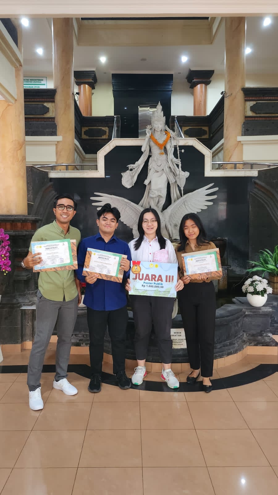 FK Unud Students Win 3rd Place in the 2023 Soedirman Medical Scientific Competition