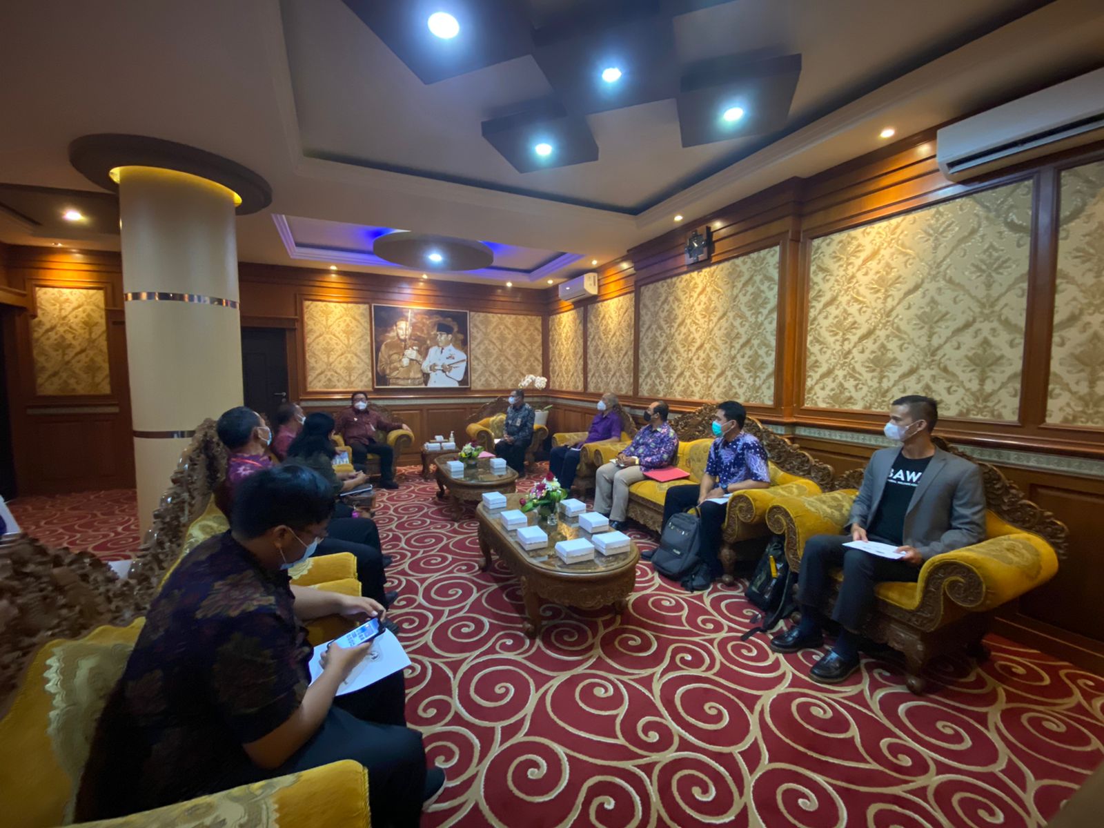 CPHI FK Unud Dharma Program Audience to the Mayor of Denpasar