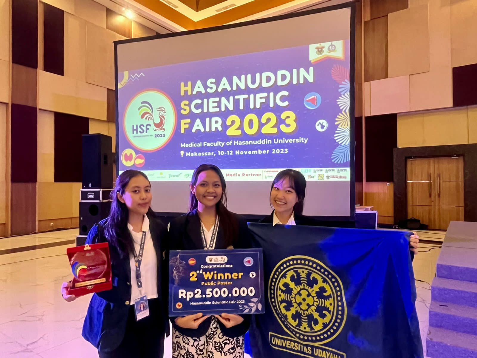 FK Unud student wins 2nd place in Hasanuddin Scientific Fair 2023