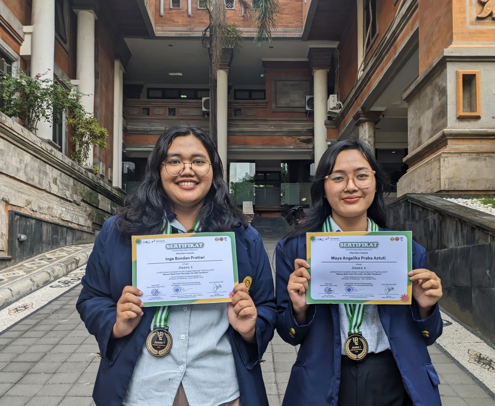 FK Unud Students Win 1st Place in the 2023 Psyferia Unpad Public Poster Competition